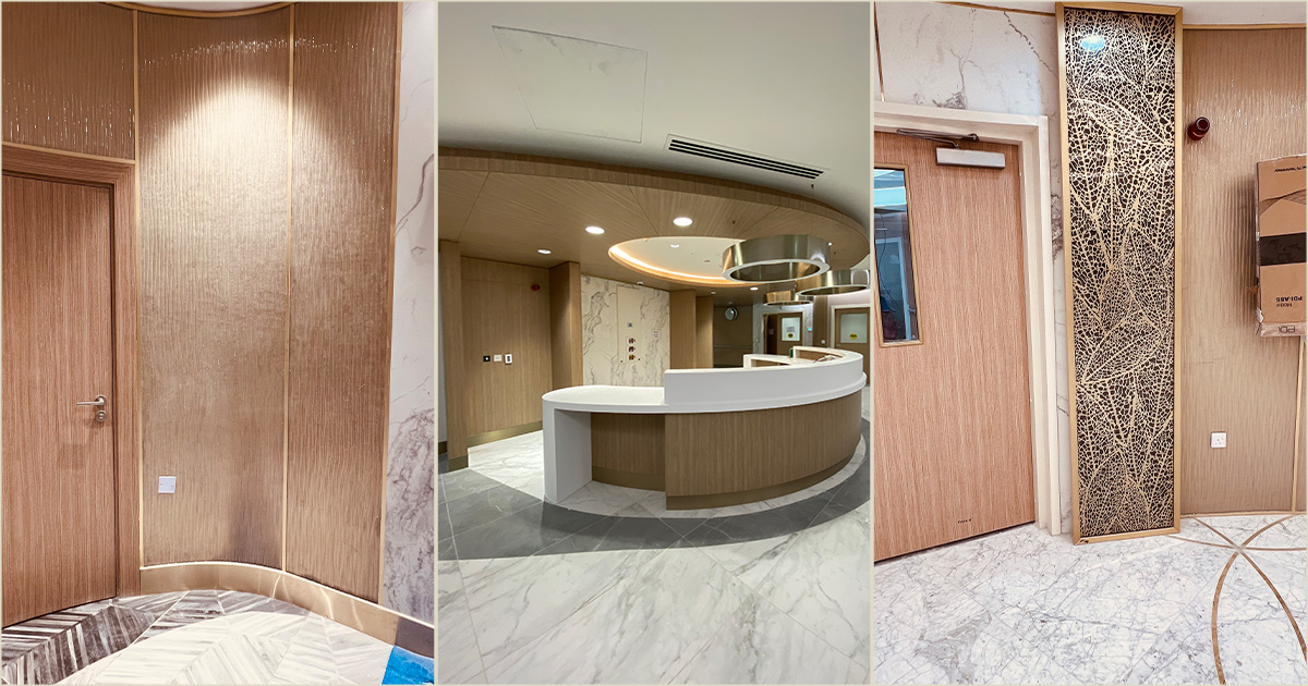 Aman Hospital Interior Fitout & Doors