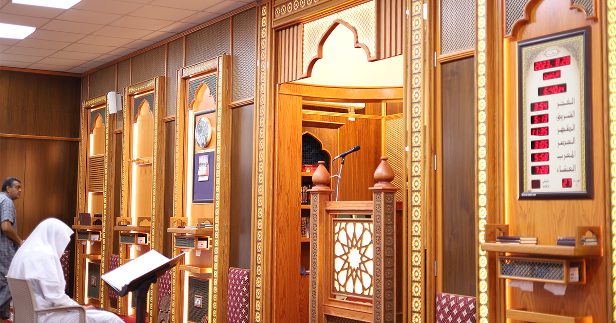 Ezdan Masjid Decorative Woodwork (1)