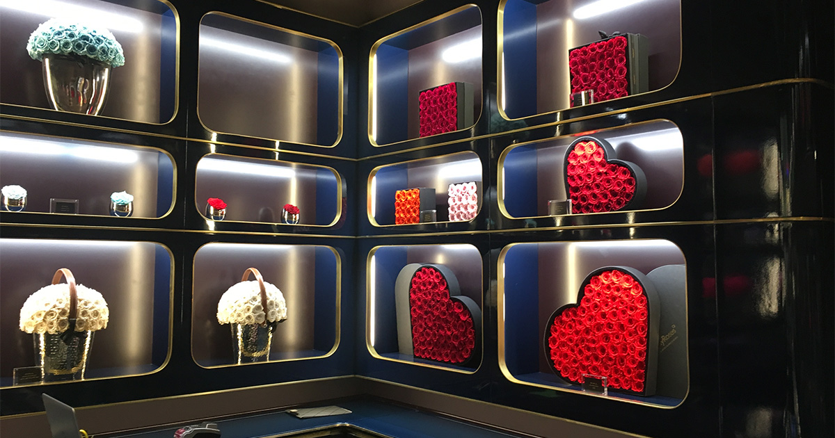 Only Roses Doha Festival City Interior Work & Kiosk (2)