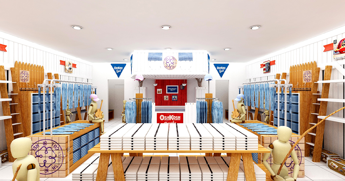 Oshkosh Doha Interior Work & Kiosk (2)