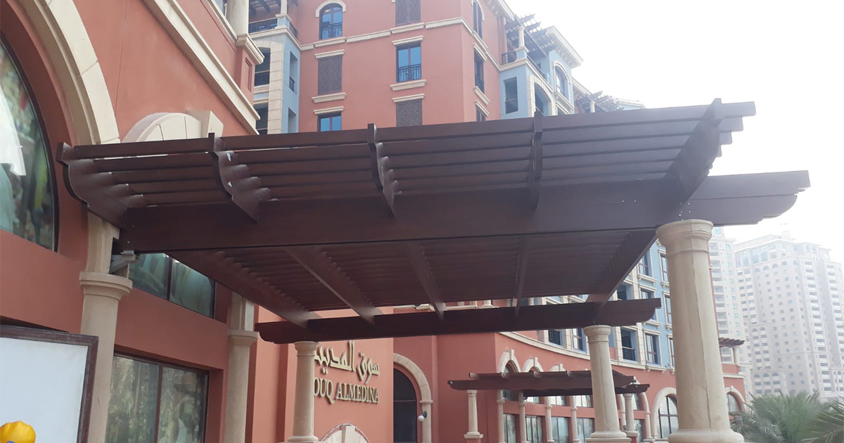 Pearl Qatar Wooden Pergola (3)